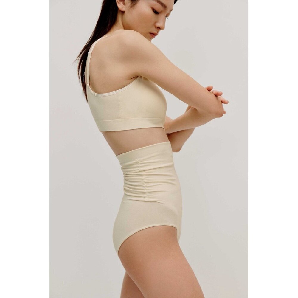 Neiwai Postpartum High Waist Shaping Brief Xs Sweet Corn Compression Panty — image 4 of 5